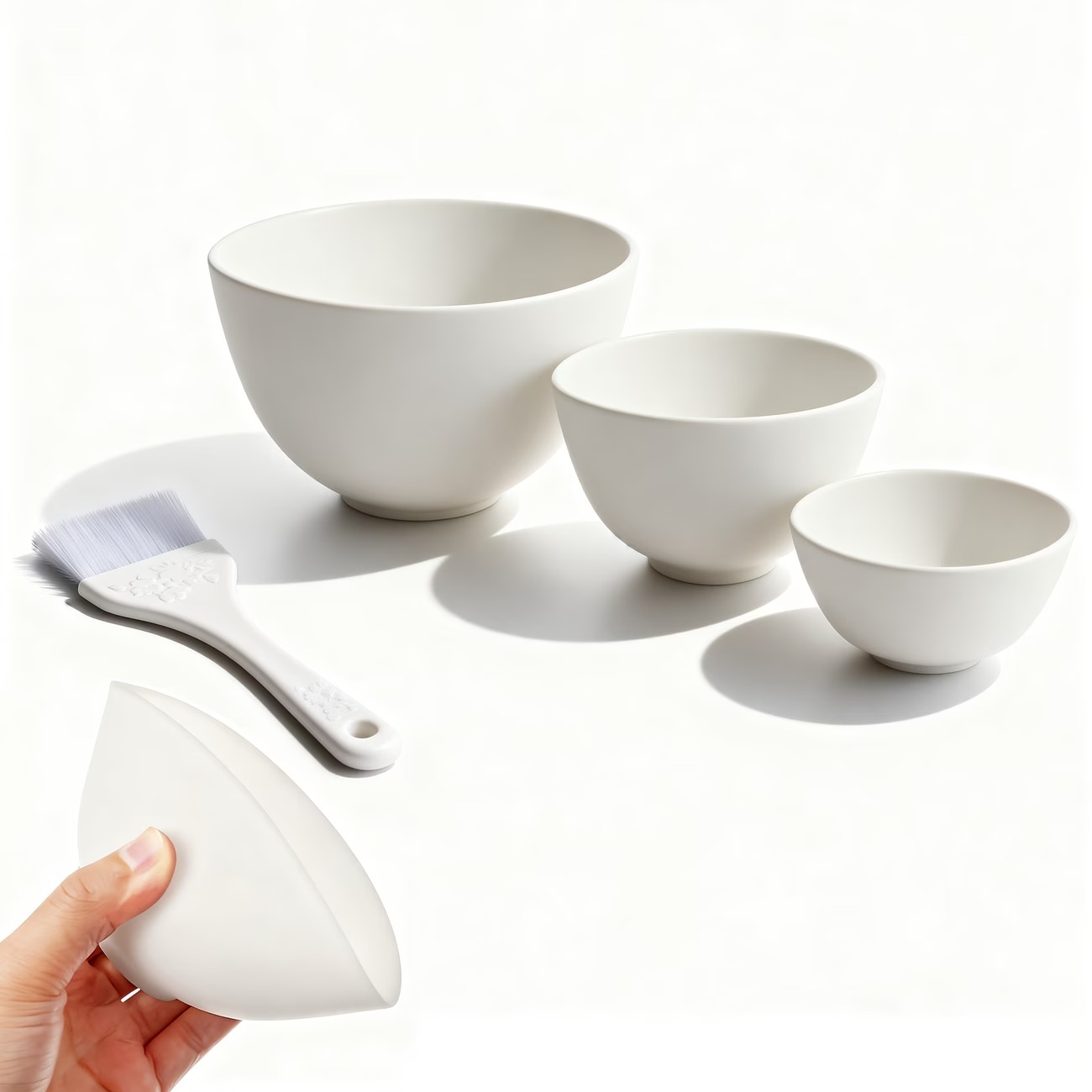 Face Mask Silicone - White Diy Face Mask Mixing Bowl,