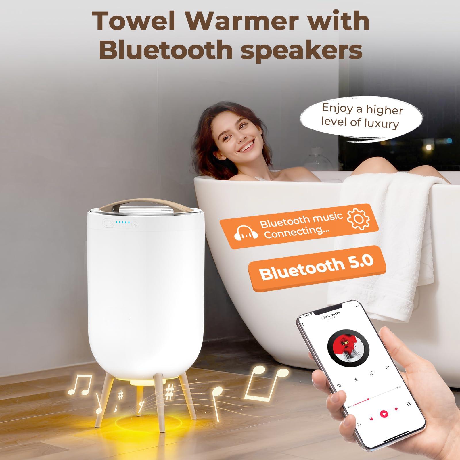 Spa & Wellness Zámeček Petrovice - Luxury Spa Towel Warmer Bucket Bluetooth