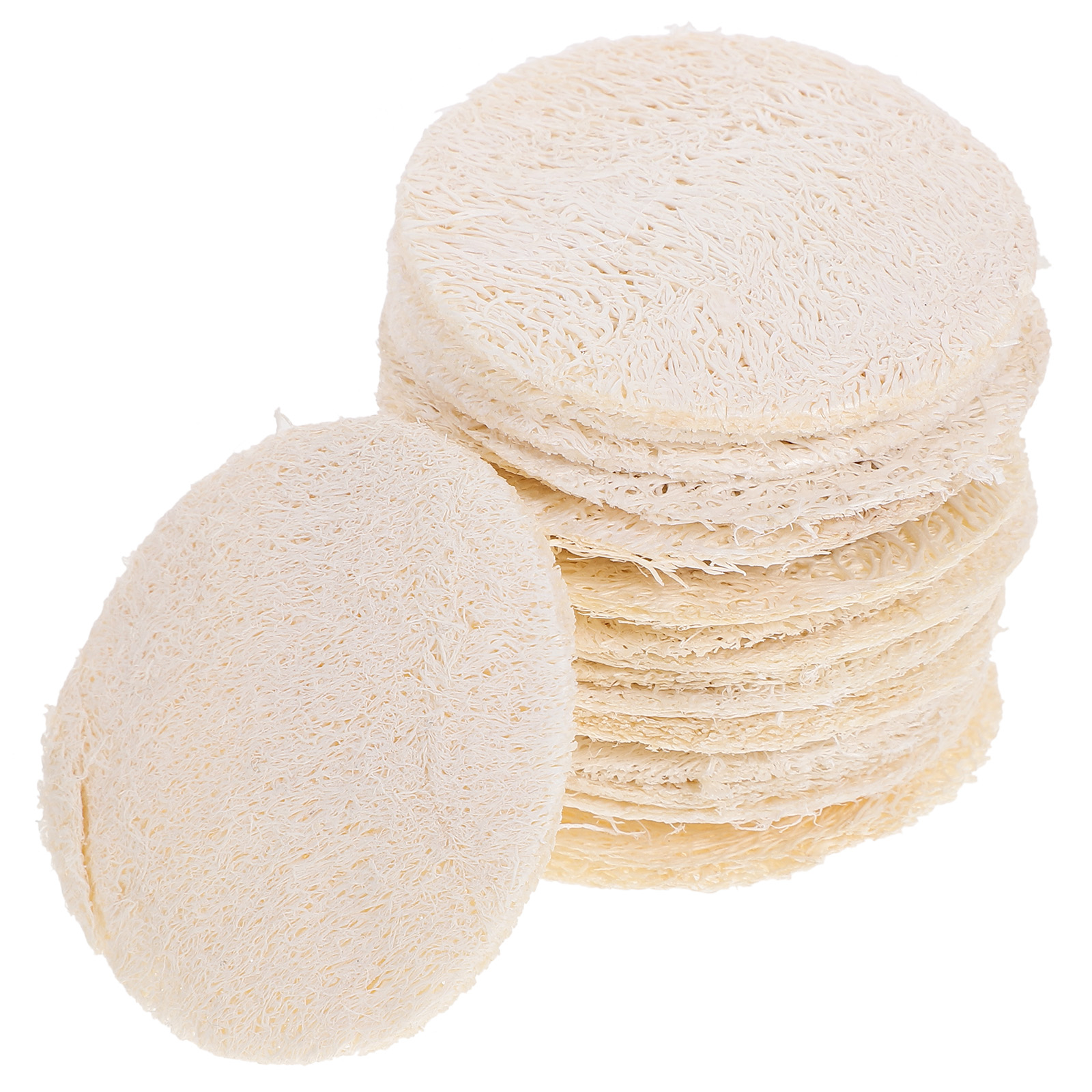 Body Loofah Natural - 18Pcs Natural Loofah Sponge Exfoliating Face