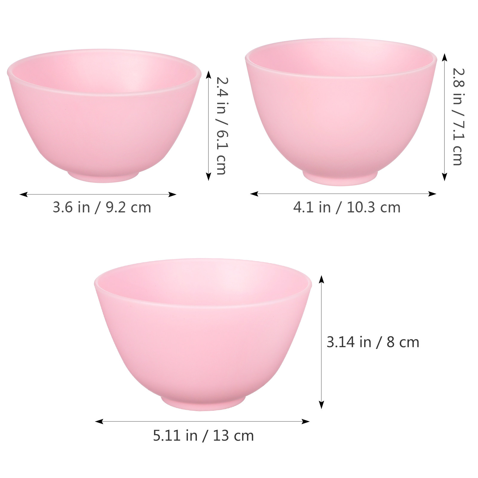 3Pcs Facial Mask Bowls Silicon - Face Mask Silicone review and price