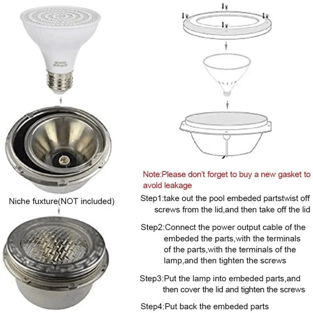 RGB LED Swimming Pool Light E2 - Xy Spa & Wellness George Town Reviews review and price