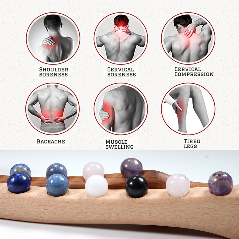 Wood Massage Stick 10 Jade Sto - Jade Roller Stone review and price