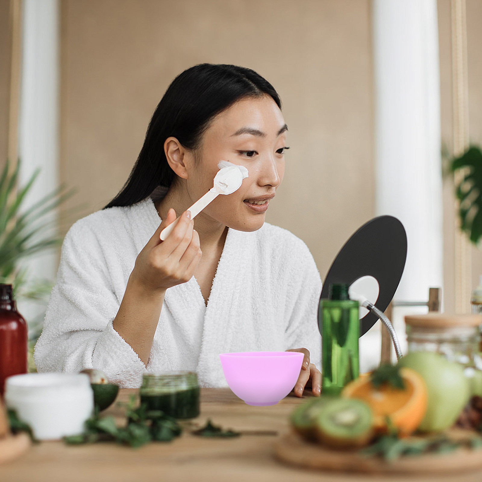 6Pcs Face Mask Bowl Silicone D - Face Mask Silicone review and price