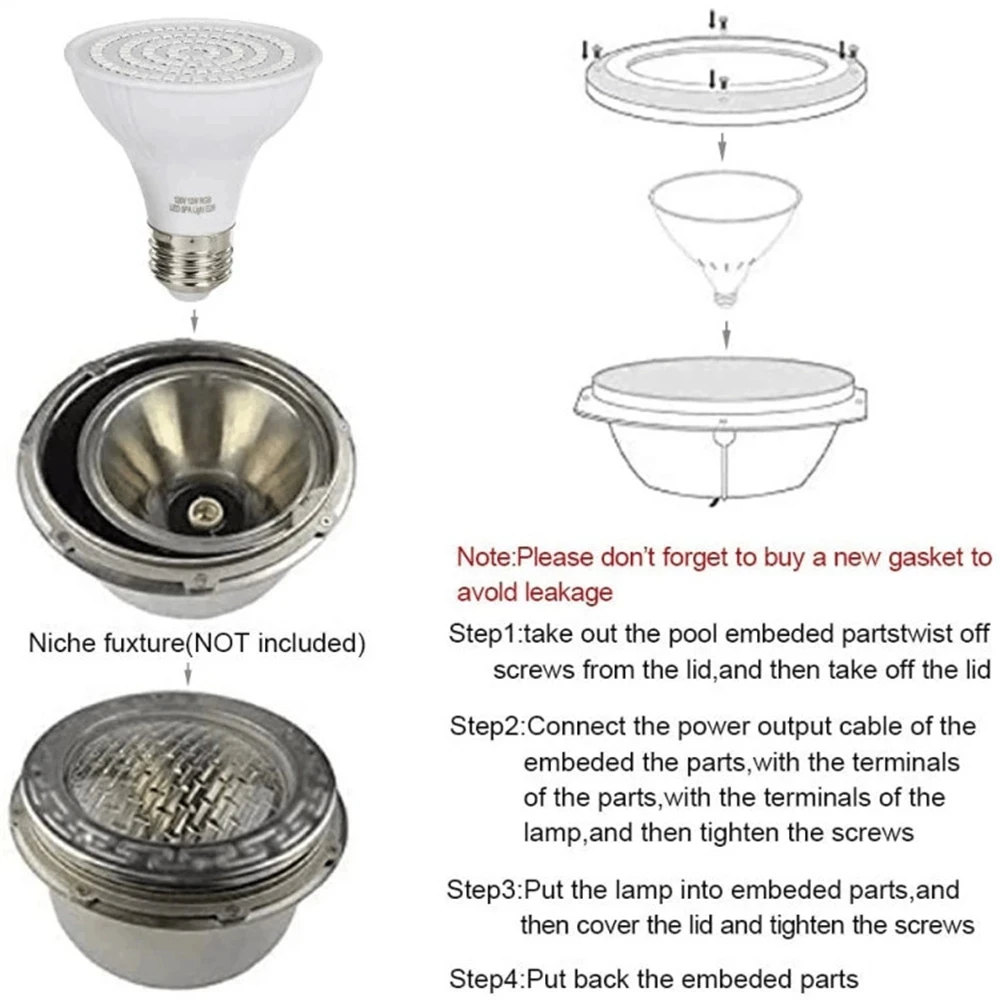 LED Swimming Pool Light E27 E2 - Xy Spa & Wellness George Town Reviews review and price