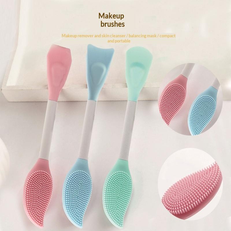 Double Head Facial Mask Brush  - Face Mask Silicone review and price