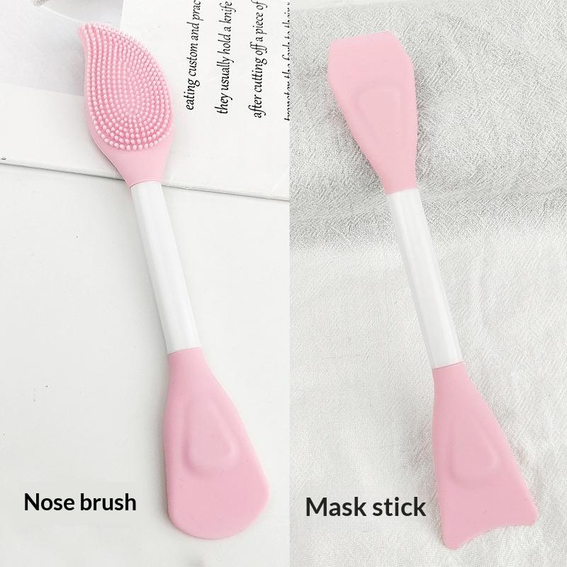Double Head Facial Mask Brush  - Face Mask Silicone review and price