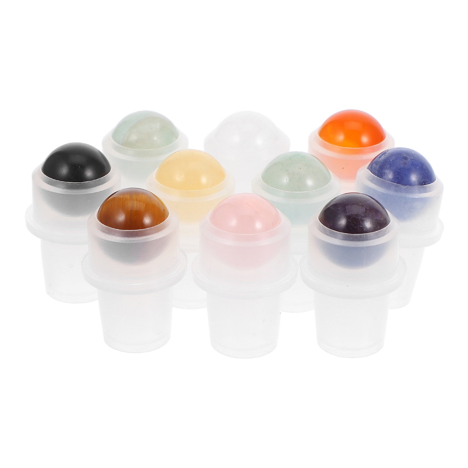10Pcs Essential Oil Bottle Rol - Jade Roller Stone review and price