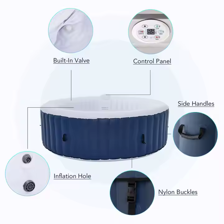 Outdoor Use 6 Person Round Inf - Spa & Wellness Zámeček Petrovice review and price