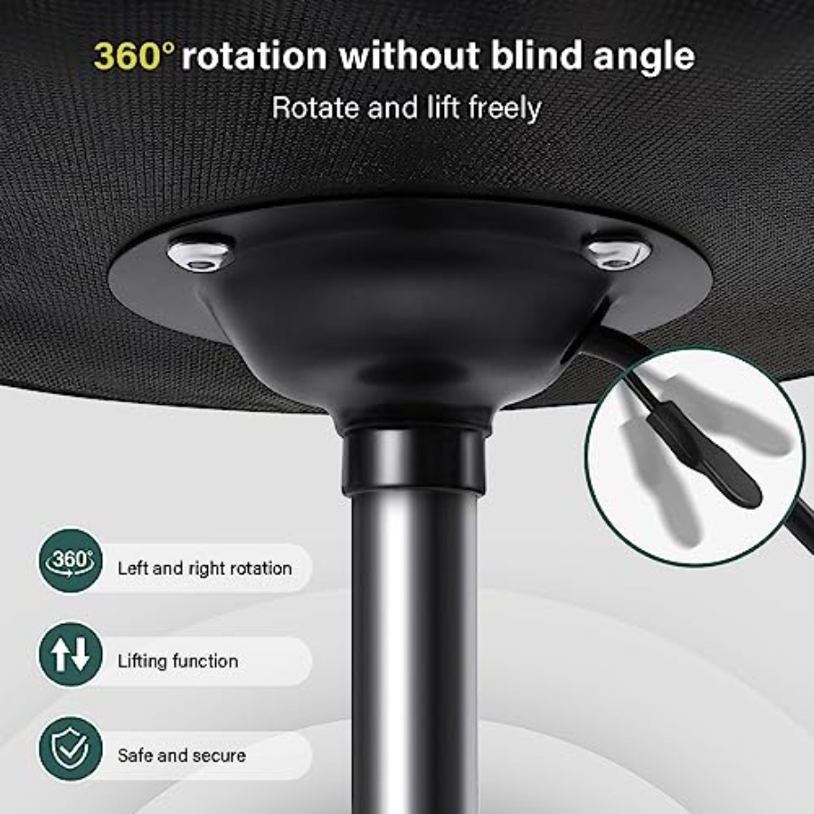 Square Swivel Stool with Wheel - Spa & Wellness Zámeček Petrovice review and price