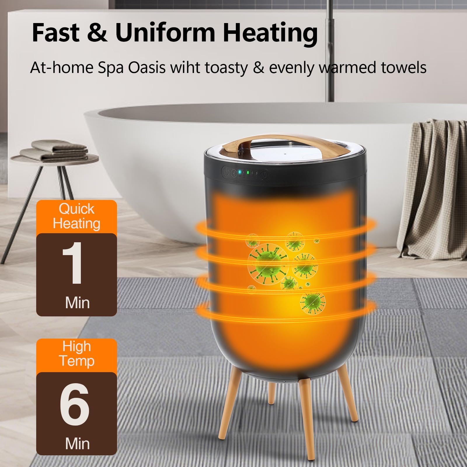 Luxury Spa Towel Warmer Bucket - Spa & Wellness Zámeček Petrovice review and price