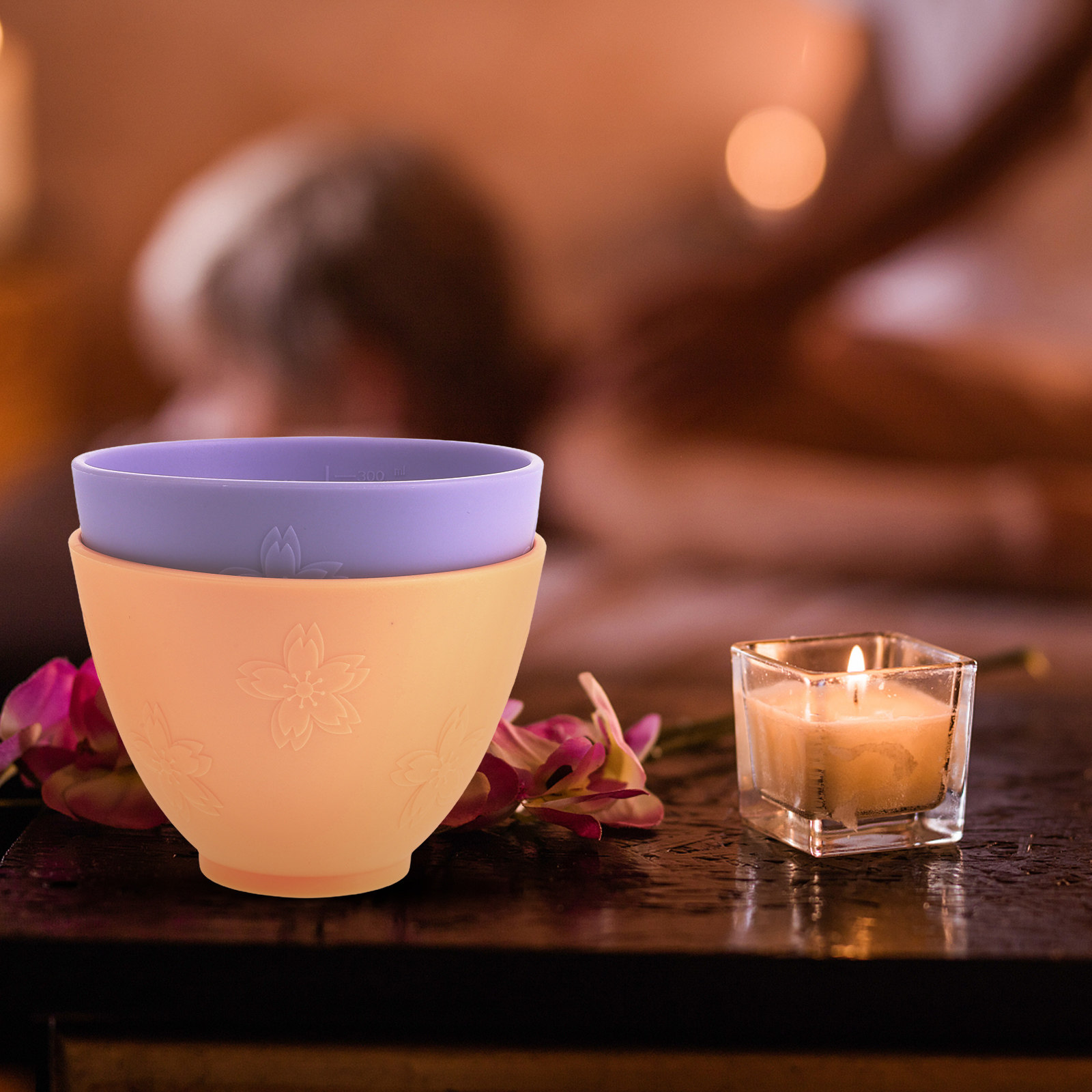 2Pcs Silicone Facial Mask Bowl - Face Mask Silicone review and price