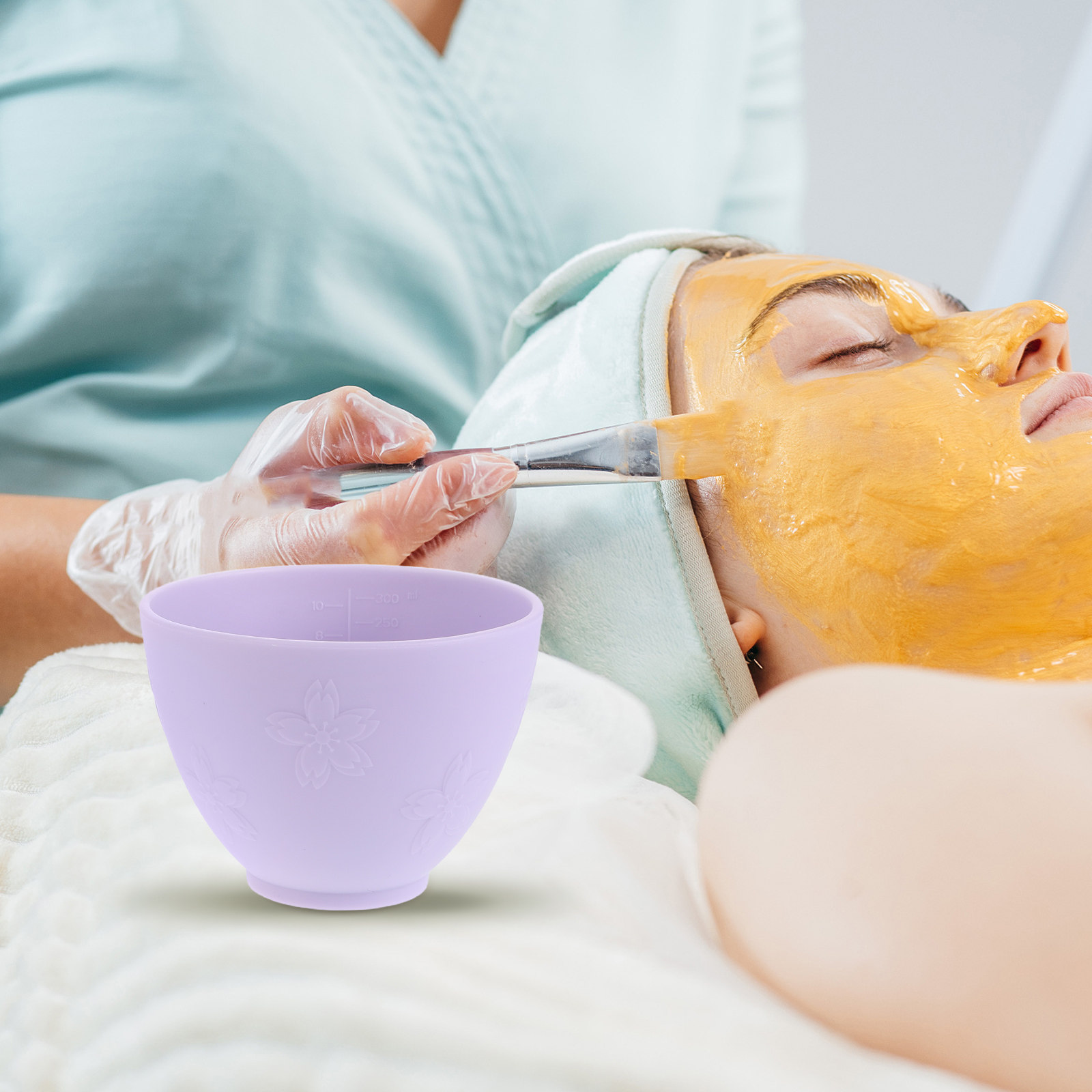 2Pcs Silicone Facial Mask Bowl - Face Mask Silicone review and price