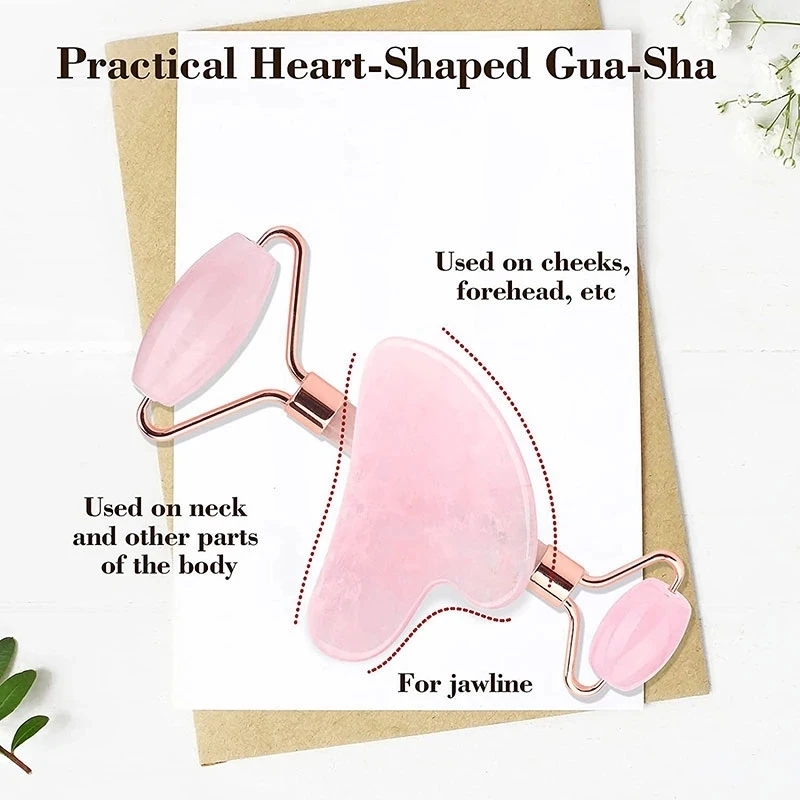 Rose Quartz Natural Jade Rolle - Jade Roller Stone review and price