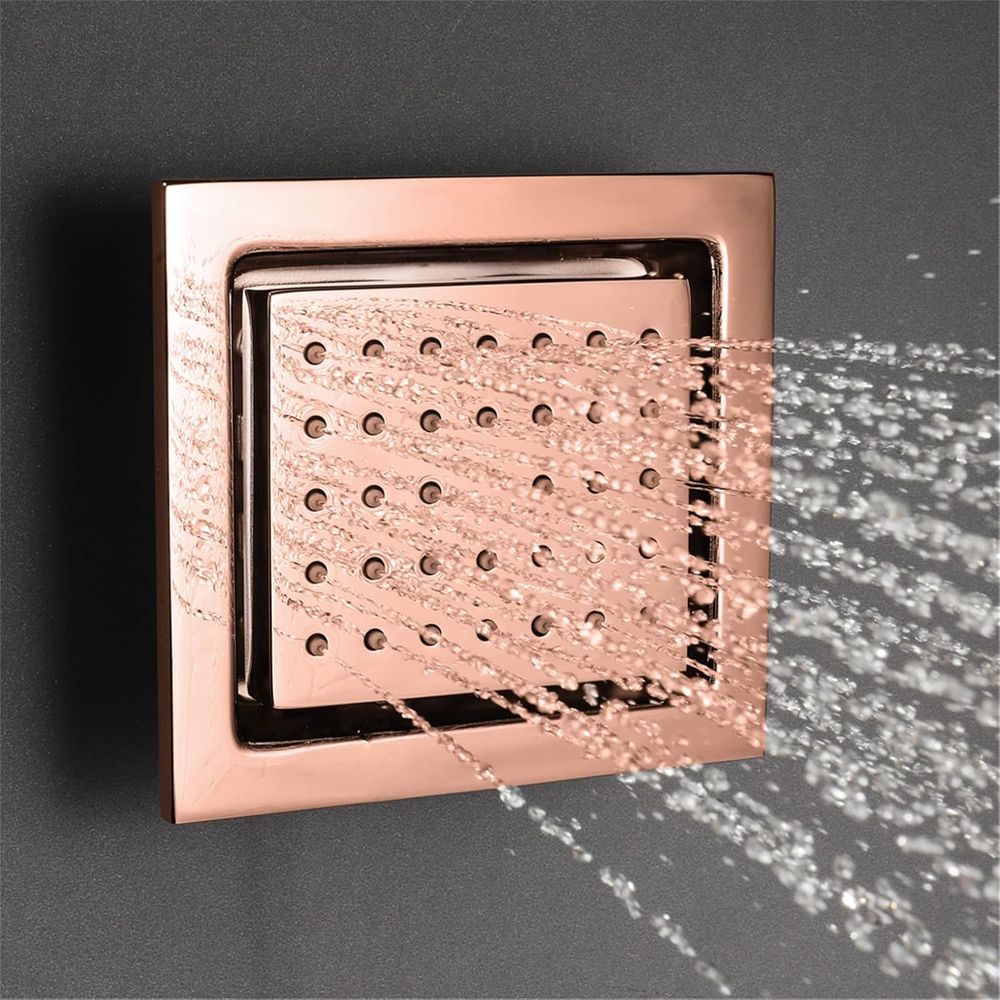 4-Piece Solid Brass Square Sho - Spa & Wellness Zámeček Petrovice review and price