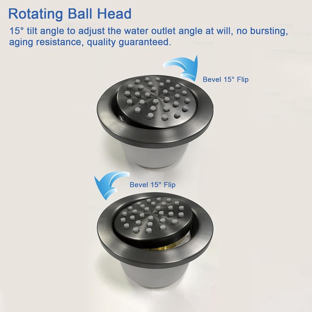 Adjustable Wall-Mounted Round  - Spa & Wellness Zámeček Petrovice review and price