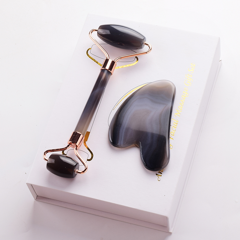 Grey agate Jade Roller Massage - Jade Roller Stone review and price