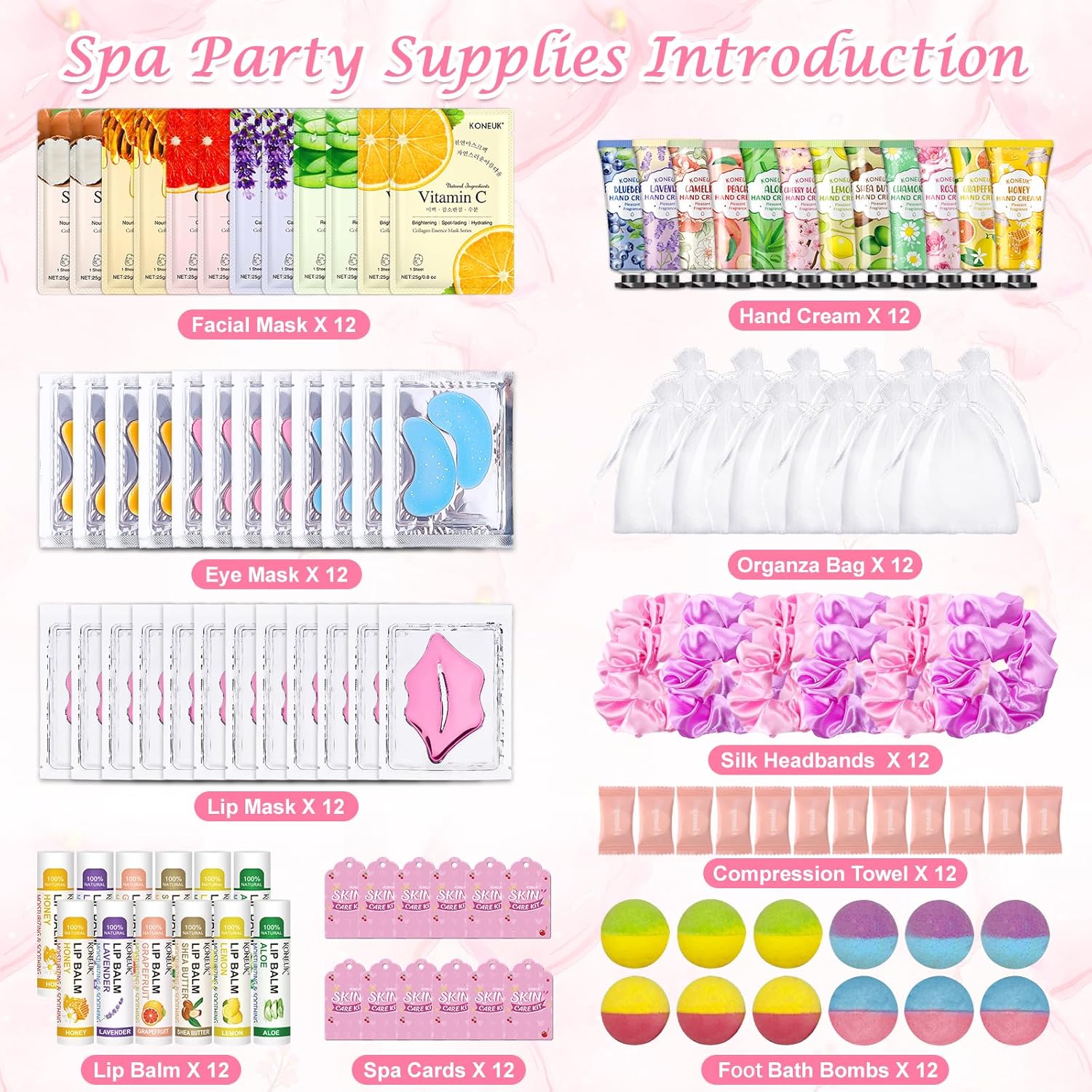 Spa Party Supplies Kit with 12 - Spa & Wellness Zámeček Petrovice review and price