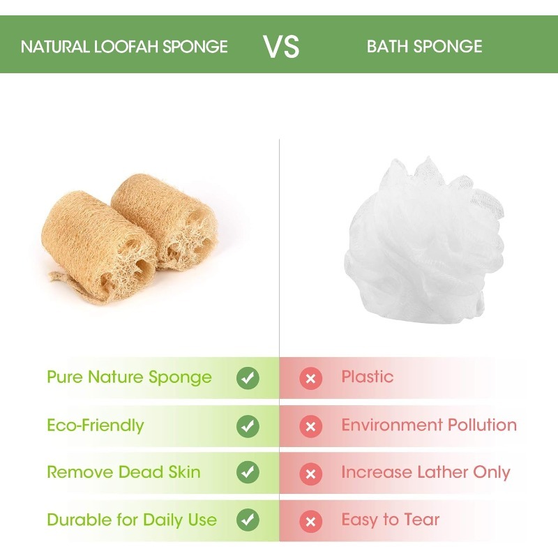 For Skin Care Spa Shower Body  - Body Loofah Natural review and price