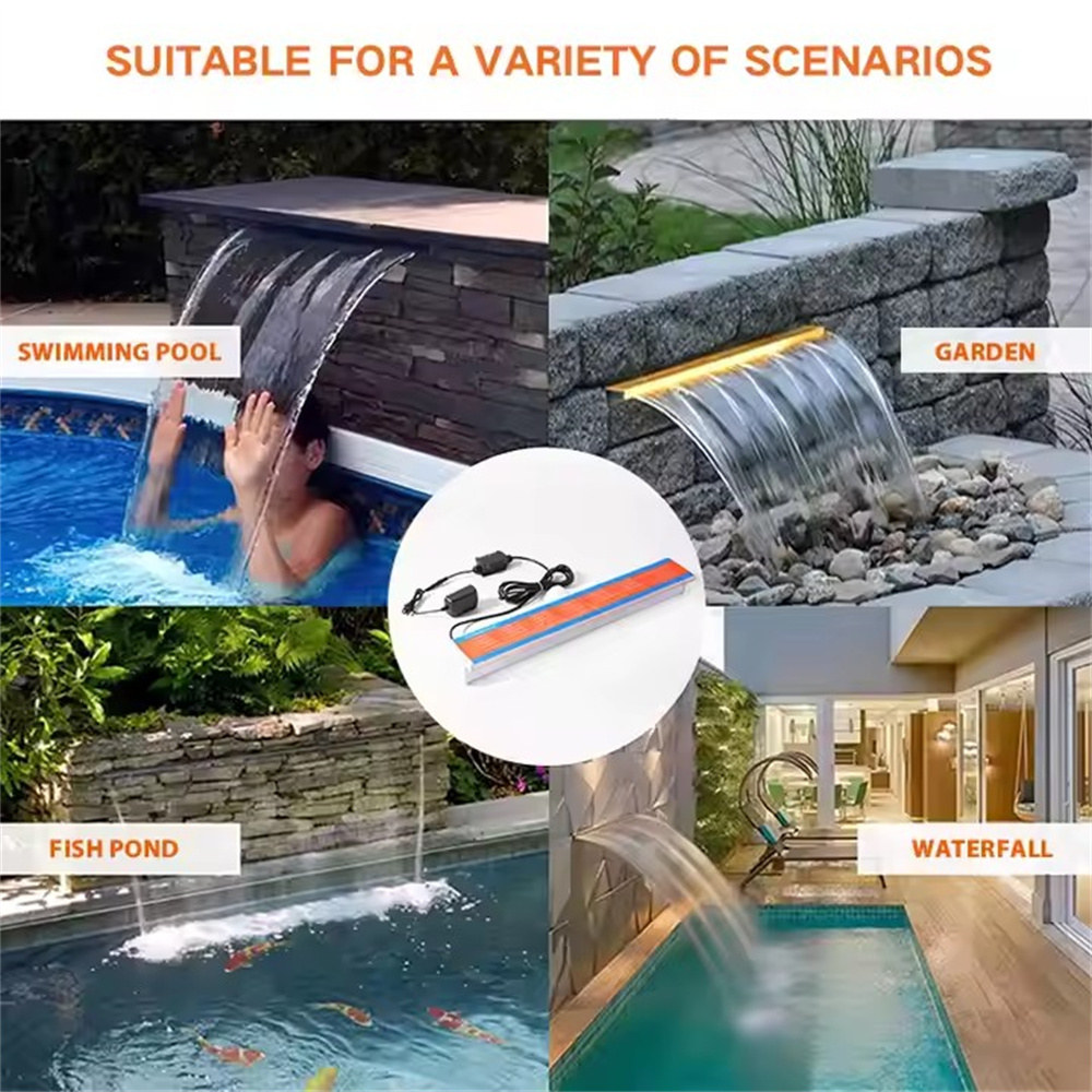 600MM DC12V Underwater Waterfa - Xy Spa & Wellness George Town Reviews review and price